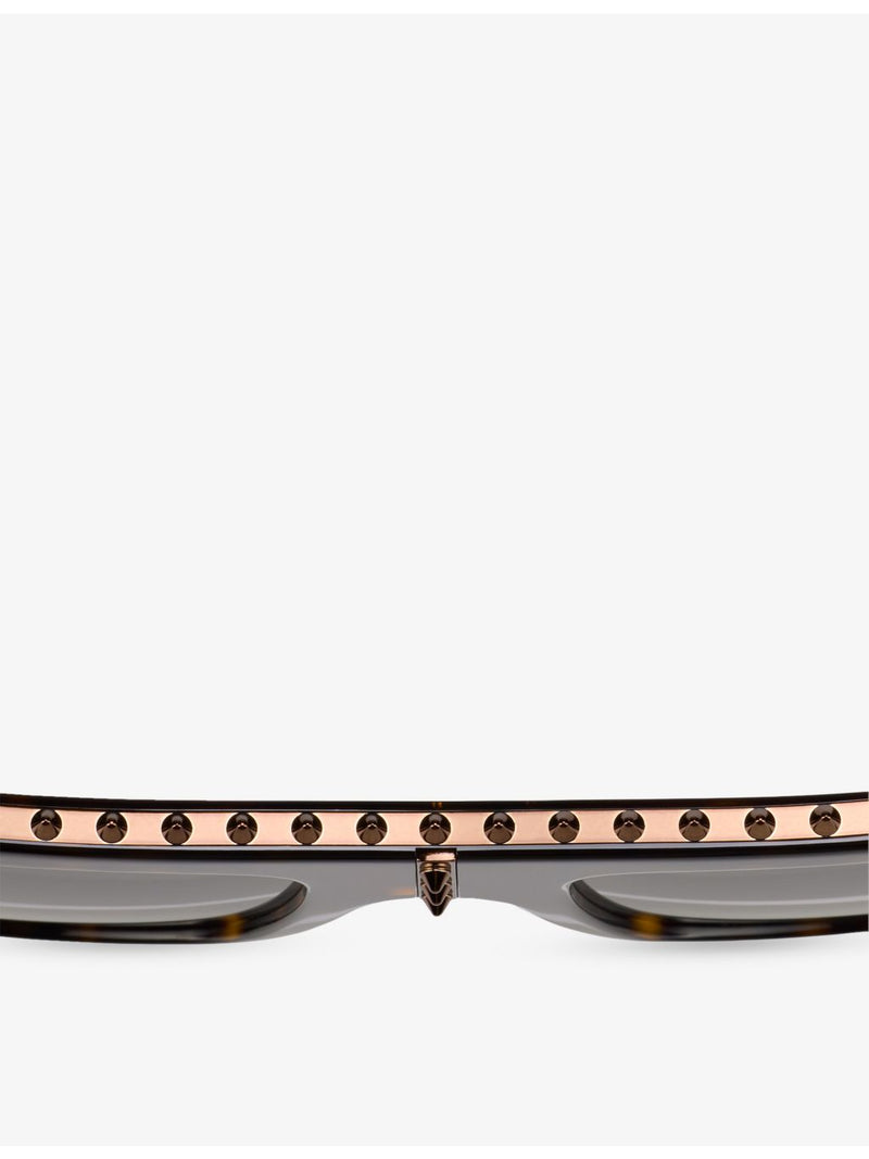 Christian Louboutin rectangle-frame acetate sunglasses LB0023, UK version