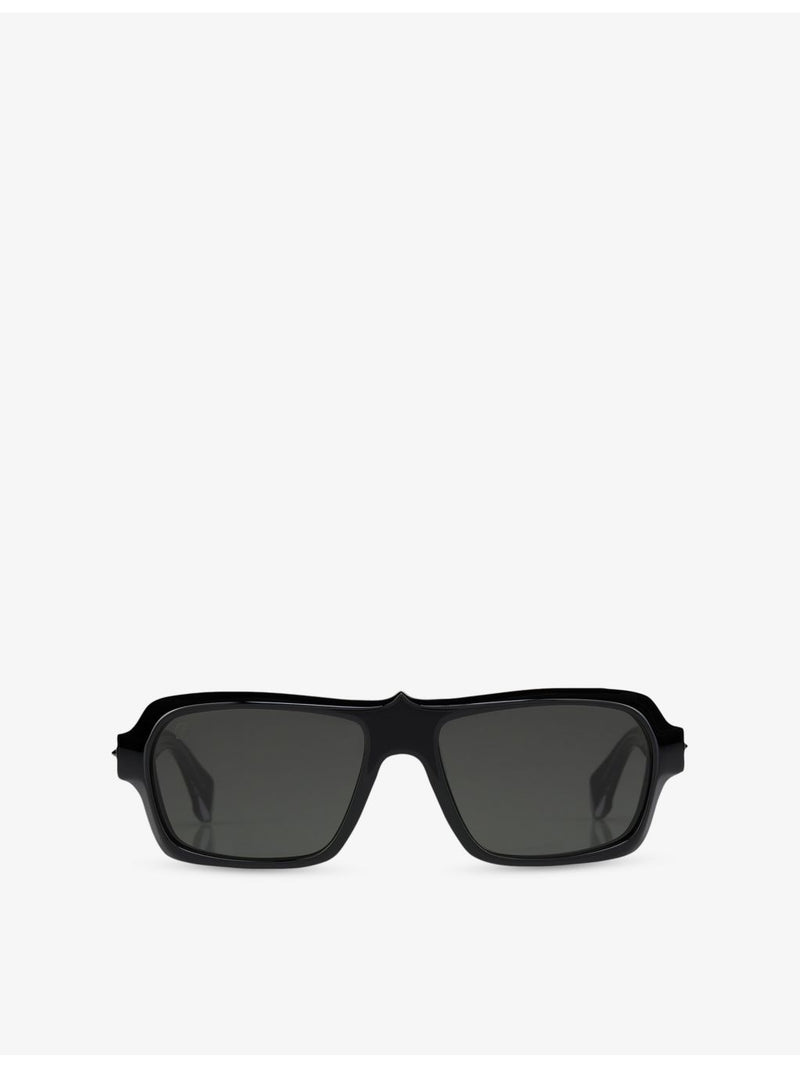 Christian Louboutin LB0027 rectangle acetate sunglasses, UK version