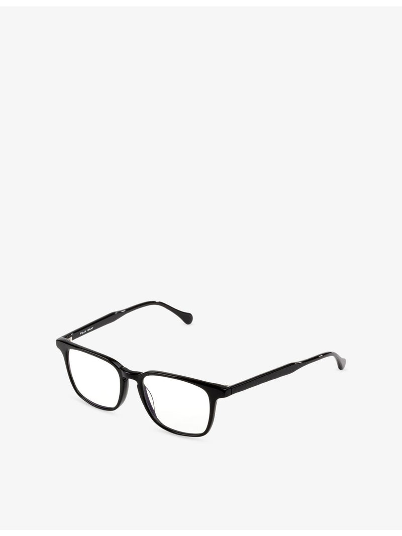 Felix Gray Nash black non-prescription glasses (British brand)