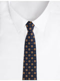 Dunhill silk tie scattered medallion print (British brand)