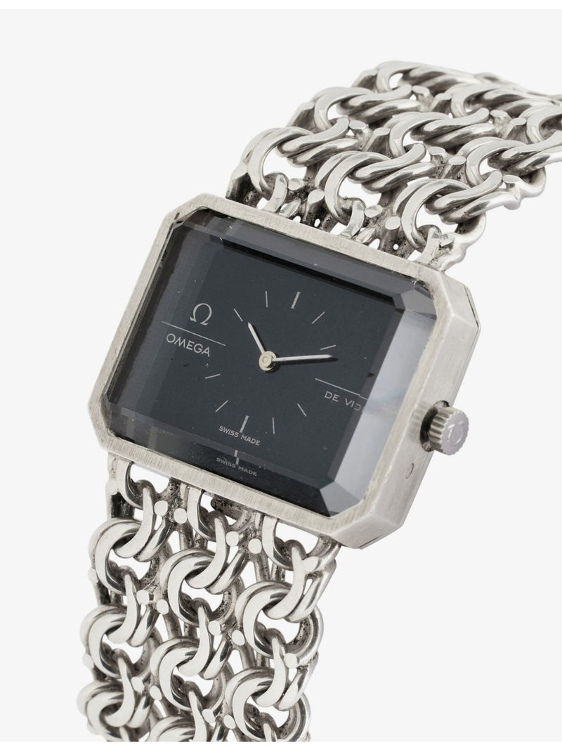 Omega Jeux D'argent 1975 sterling-silver watch 32mm - British product
