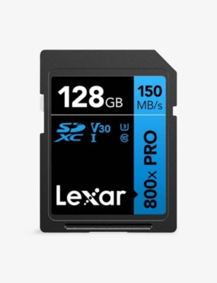 Lexar SDXC PRO memory card 128GB UHS-I V30, UK version