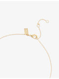 Coach cherry gold-plated brass and enamel pendant necklace, imported from the UK