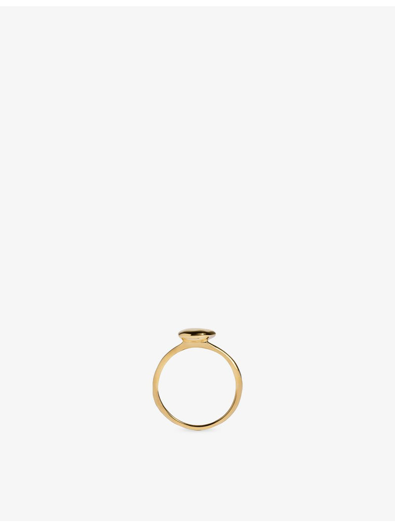 Monica Vinader stacking ring 18ct yellow gold vermeil (British brand)