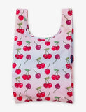 BAGGU baby cherry-print woven tote bag (British brand)