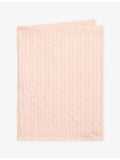 Polo Ralph Lauren cable-knitted cotton baby blanket 101cm x 73cm (British brand)