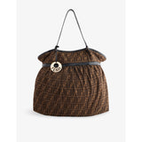 selfridges Fendi Pre-Loved Zucca Chef Canvas Tote Bag- Buy online at McGrocer