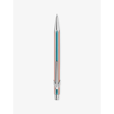 selfridges Caran d'Ache x Paul Smith 849 Edition 5 Mechanical Pencil Silver 0.5mm- Buy online at McGrocer