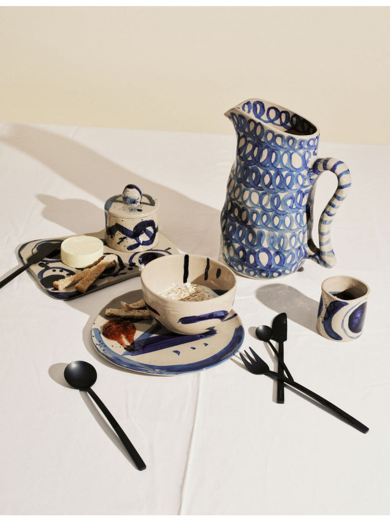 Serax Sophia ceramic breakfast plates set of four 22cm - British product