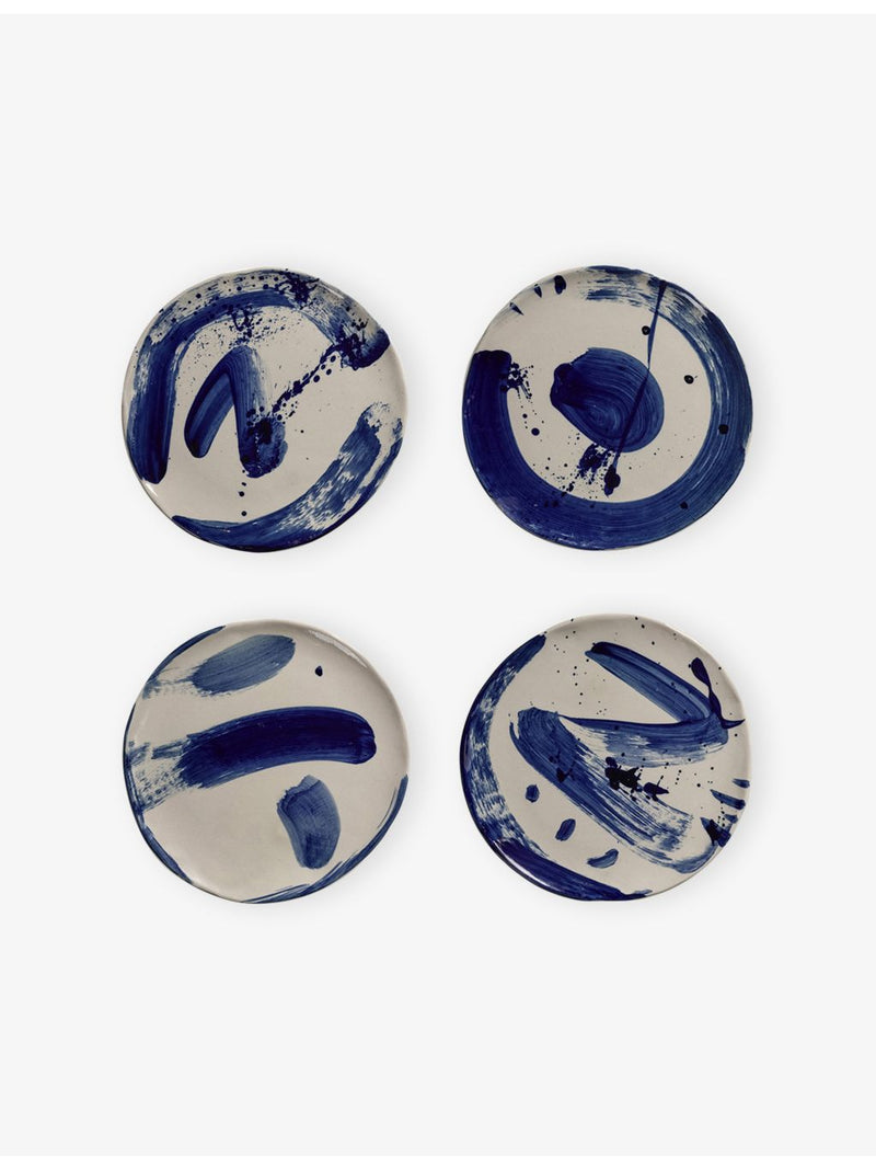 Serax Sophia ceramic breakfast plates set of four 22cm - British product