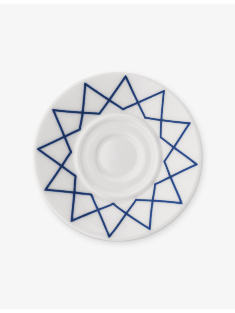 Alessi porcelain saucers set of four, imported from the UK