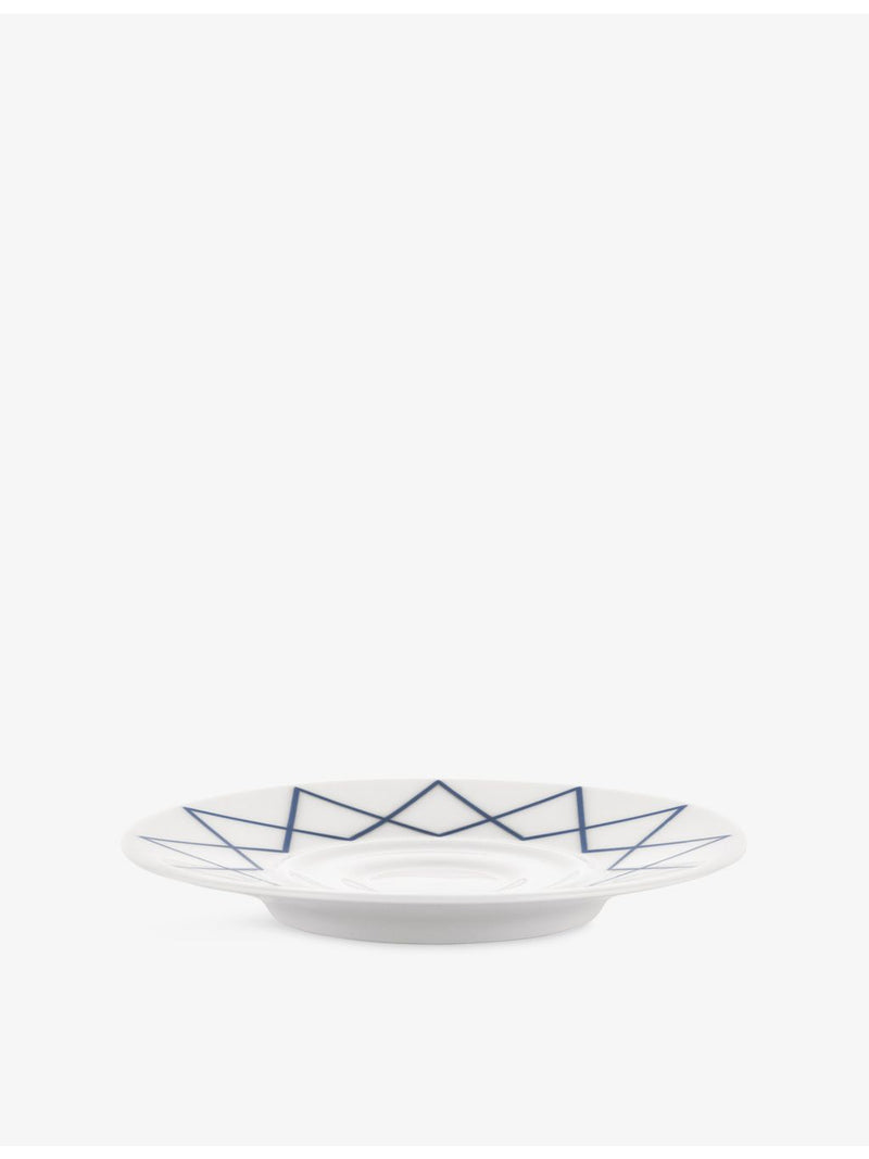Alessi porcelain saucers set of four, imported from the UK