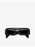 Oliver Peoples Jil Sander Edition rectangle acetate sunglasses (British brand)