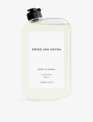 Dries Van Noten Basil & Hinoki liquid soap refill 400ml, UK version