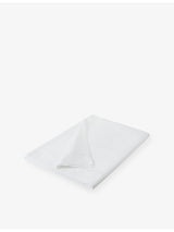 selfridges The White Company Savoy Single Cotton Flat Sheet- Buy online at McGrocer