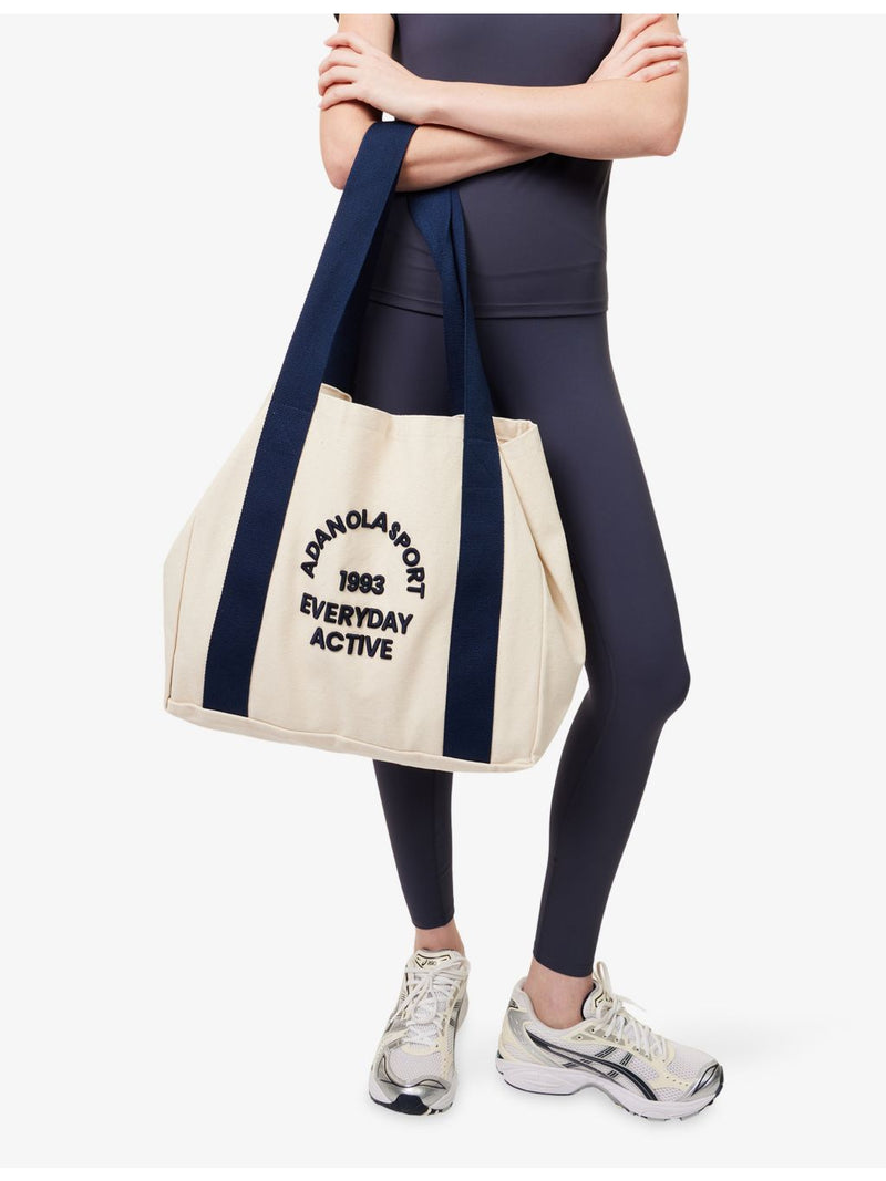 Adanola Sport 93 cotton tote bag with embroidered logo (British brand)