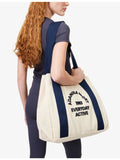 Adanola Sport 93 cotton tote bag with embroidered logo (British brand)