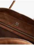 Miu Miu suede shoulder bag in 100% leather (British brand)