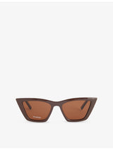selfridges Le Specs Velodrome Cat-Eye Sunglasses- Buy online at McGrocer