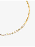 Suzanne Kalan 18ct gold diamond tennis necklace 5.15ct baguette (British brand)
