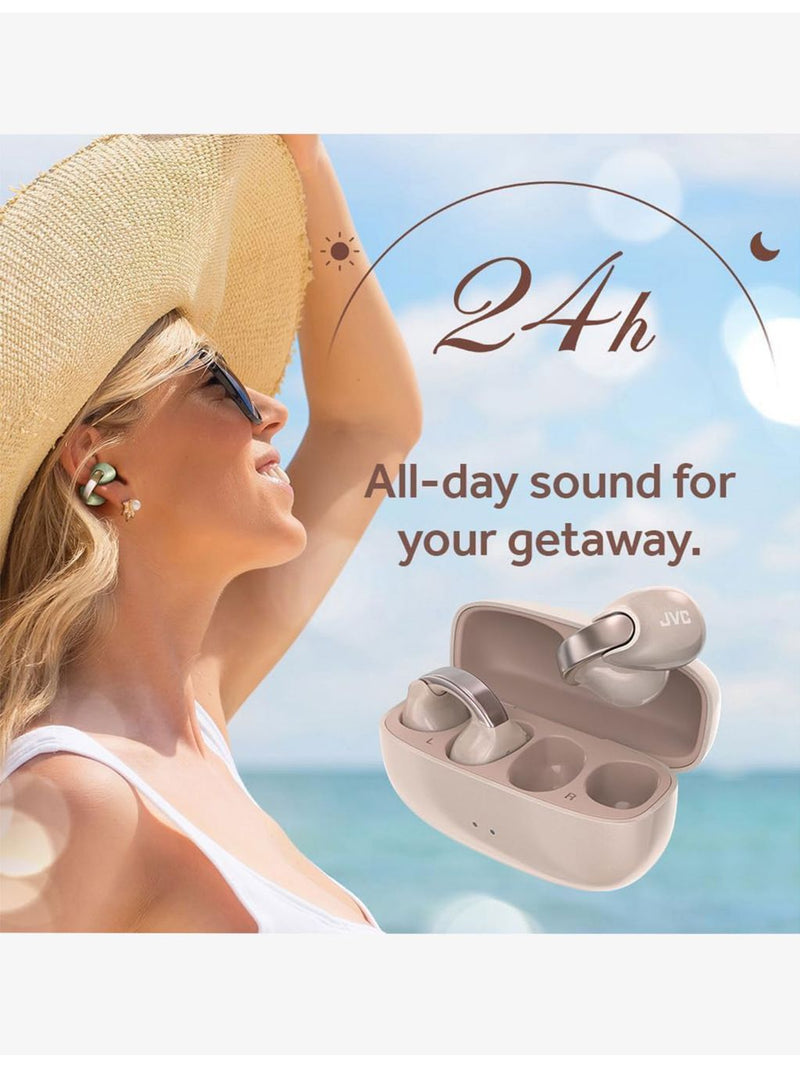 JVC HA-NP1T nearphones earcuff style wireless earphones, imported from the UK