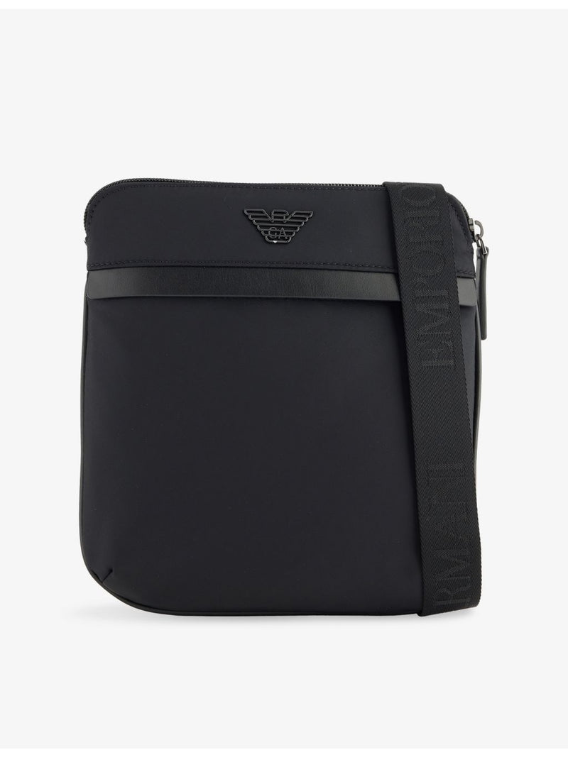 Emporio Armani flat woven cross-body bag (British brand)