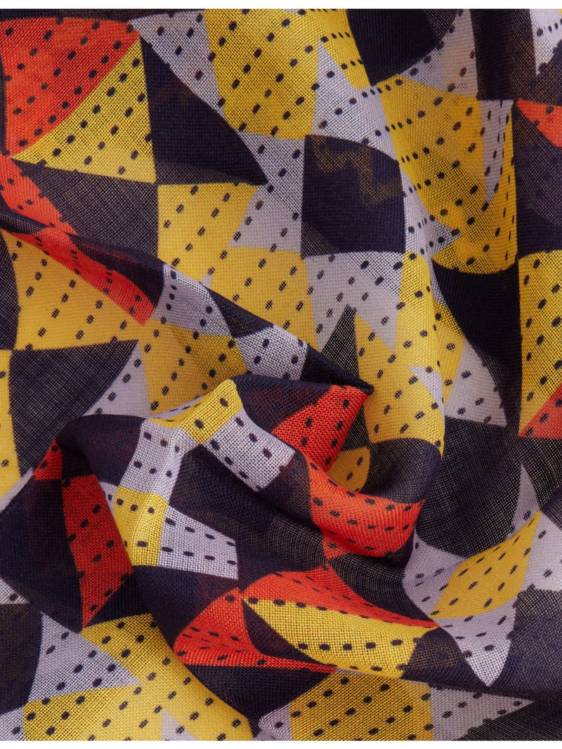 Drake's silk bandana scarf patchwork print, UK version