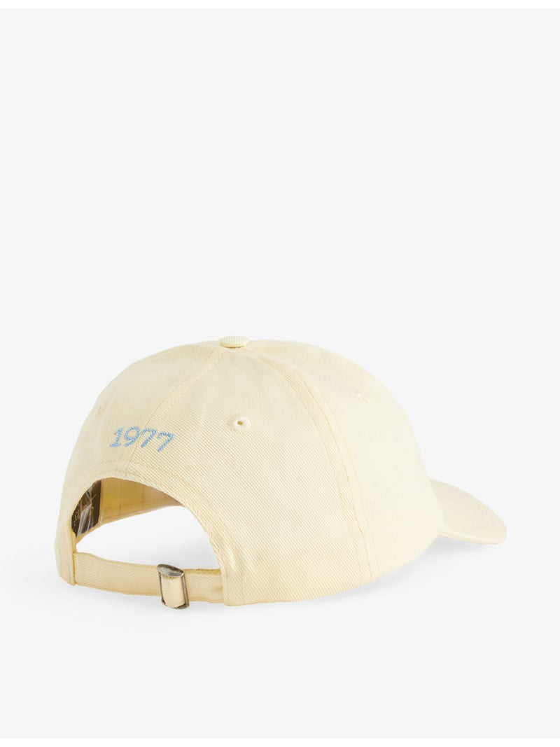Drake's cotton twill baseball cap with curved visor and strap (British brand)