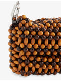 STAUD Timmy beaded shoulder bag 28cm (British brand)