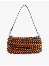selfridges STAUD Timmy Beaded Shoulder Bag- Buy online at McGrocer