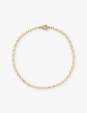 Alex Moss 14ct gold 0.72ct diamond chain necklace - British product