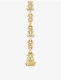 Alex Moss 14ct gold diamond bracelet 18.4cm - British product