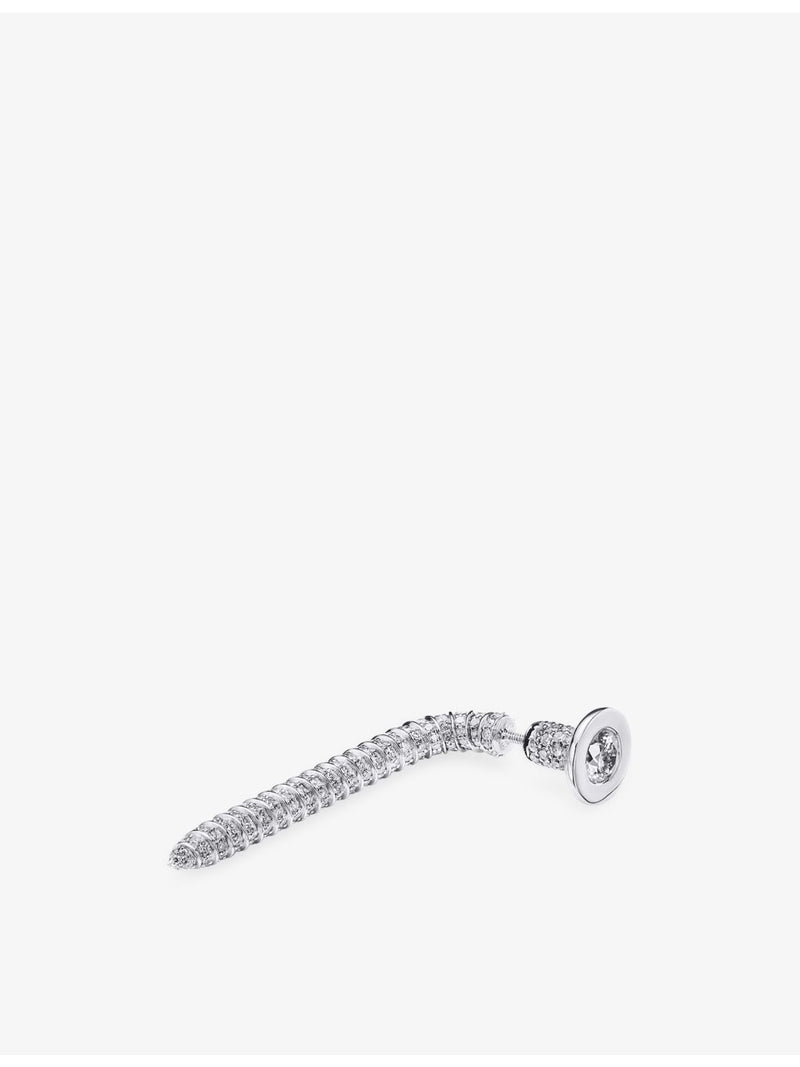 Alex Moss single diamond earring 1.84ct 14ct white gold, UK version