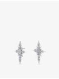 Alex Moss 14ct white gold diamond earrings 0.32ct - British product