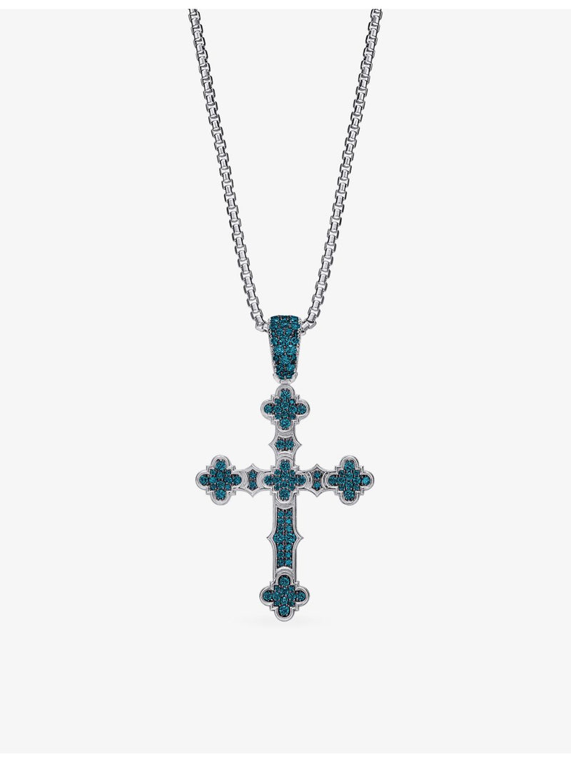 Alex Moss Notre Dame blue diamond pendant 1.10ct, imported from the UK