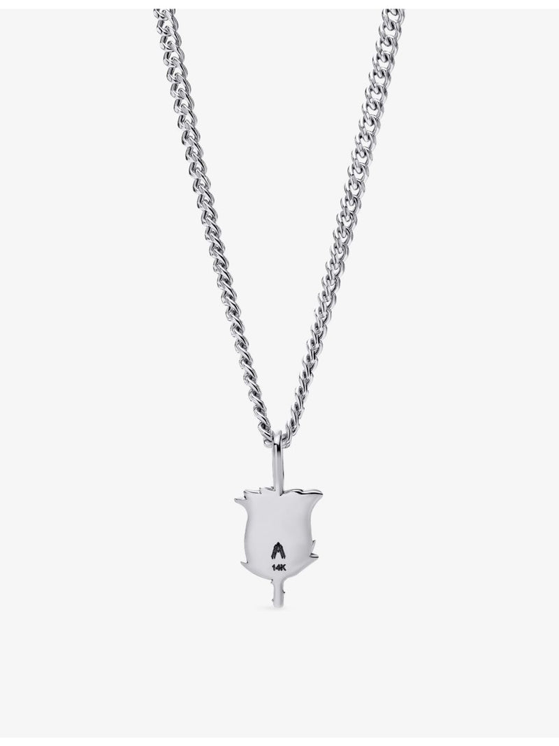 Alex Moss 14ct white gold diamond pendant 0.57ct, UK version