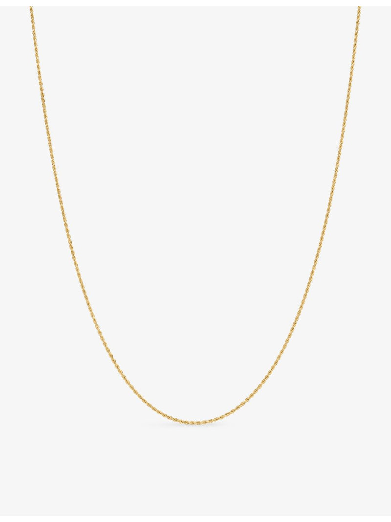 Alex Moss rope chain necklace 14ct yellow gold 50.8cm, UK version