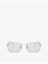 selfridges Ray-Ban RB3768 Irregular-Frame Metal Sunglasses- Buy online at McGrocer