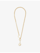 selfridges Soluma Cosmic Oceanus Metal Necklace 50cm- Buy online at McGrocer
