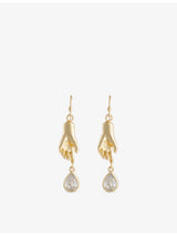selfridges Oceanus Paloma Metal Drop Earrings- Buy online at McGrocer