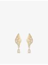 selfridges Marcenaria Oceanus Metal Drop Earrings 4.5cm- Buy online at McGrocer