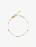 Bottega Veneta Knot 18ct Gold-Plated Sterling Silver Bracelet 16-18cm