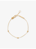 Bottega Veneta Knot bracelet 18ct gold-plated sterling silver, UK version