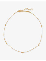 selfridges Bottega Veneta Knot 18ct Gold-Plated Sterling Silver Necklace- Buy online at McGrocer