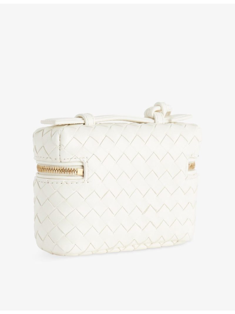 Bottega Veneta intrecciato leather cross-body bag, compact - British product