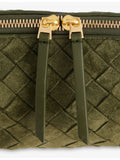 Bottega Veneta Concert suede pouch, imported from the UK