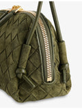 Bottega Veneta Concert suede pouch, imported from the UK