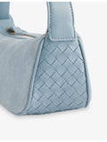Bottega Veneta Nodo mini suede shoulder bag, imported from the UK