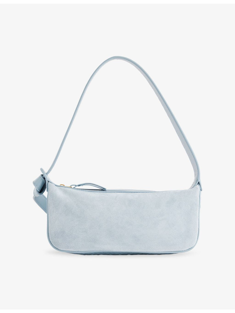 Bottega Veneta Nodo mini suede shoulder bag, imported from the UK