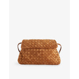 selfridges Bottega Veneta Giorno Intrecciato Leather Shoulder Bag- Buy online at McGrocer